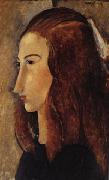 portrait of Jeanne Hebuterne Amedeo Modigliani